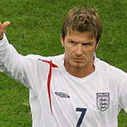 Devid Beckham on My World.